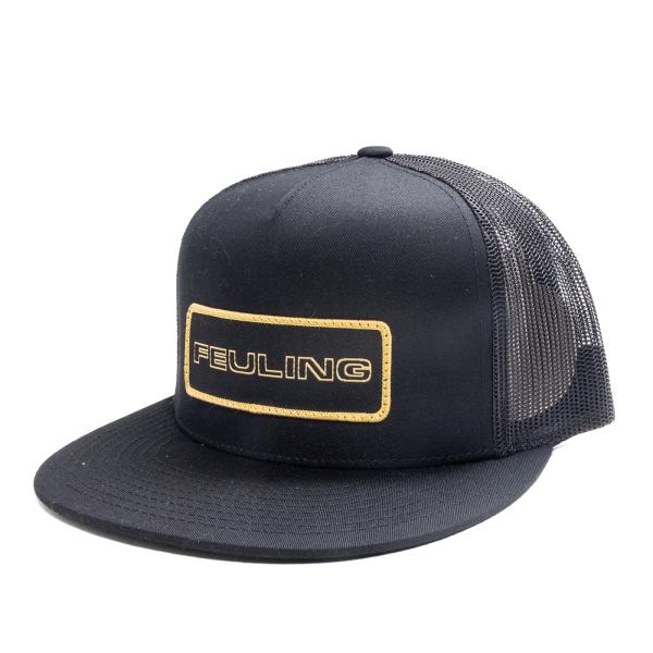 GOLD TEXT MESH SNAPBACK