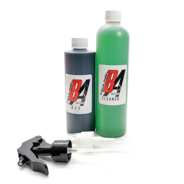 Black Air Filter Oil & Cleaner Kit