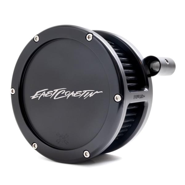EAST COASTIN BA Air Cleaner Kit, Black finish, Black filter