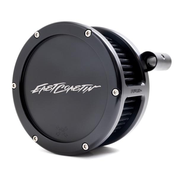 EAST COASTIN BA Air Cleaner Kit, Black finish, Black filter