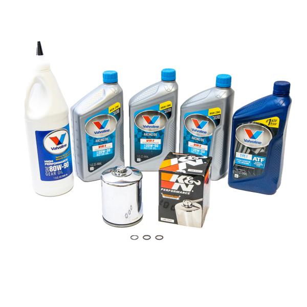 Complete oil change kit (Twin Cam, Exc FL)